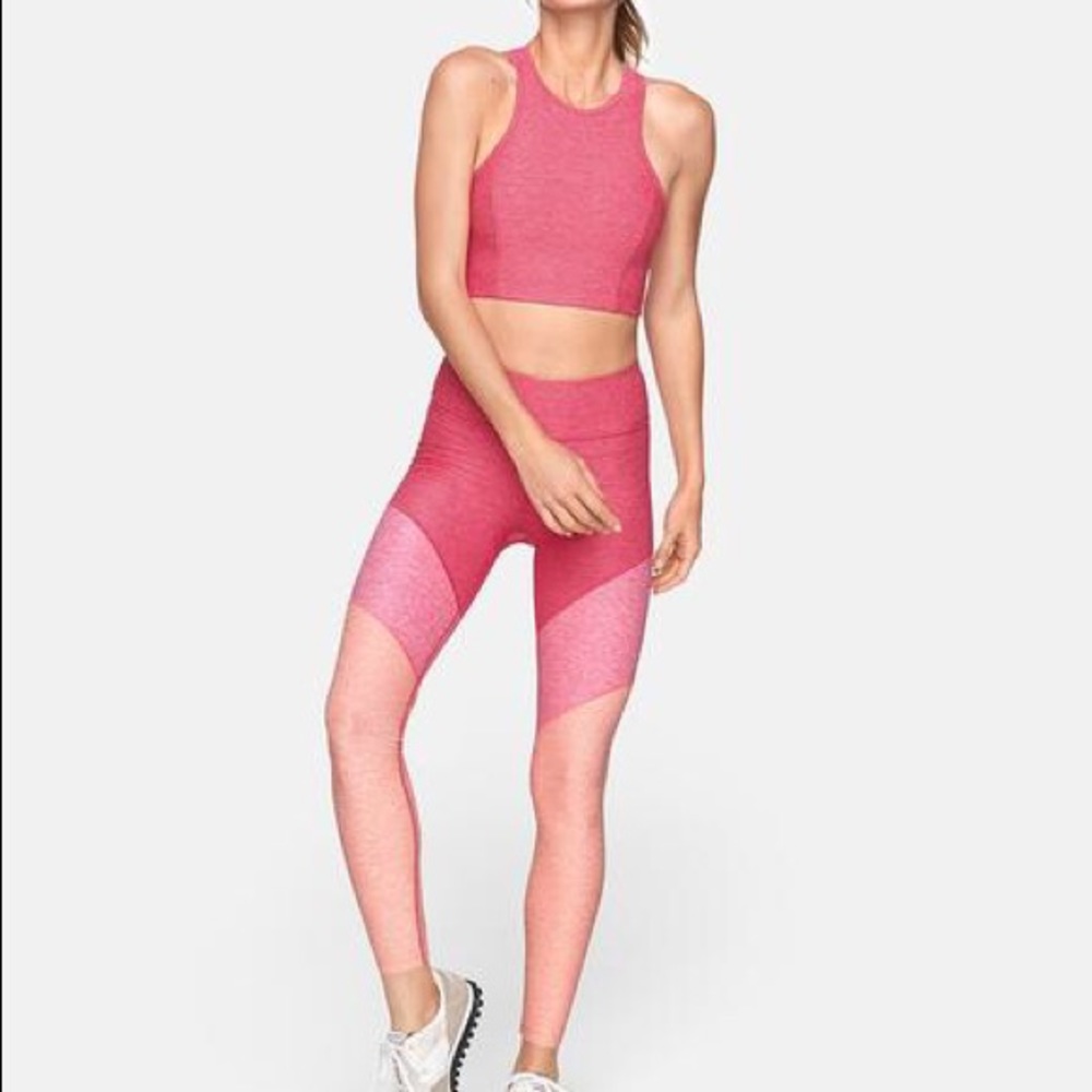 Outdoor voices 7/8 spring leggings & Athena crop